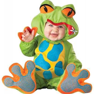 COSTUME INCHARACTER LIL FROGGY TOP QUALITY DELUXE 12/18 MESI