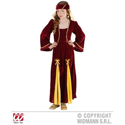 COSTUME PRINCIPESSA MEDIEVALE 5/7 ANNI WIDMANN