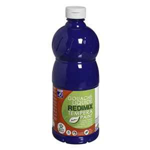 TEMPERA LIQUIDA REDIMIX 1 LT. BLU OLTREMARE LEFRANC & BOURGEOIS