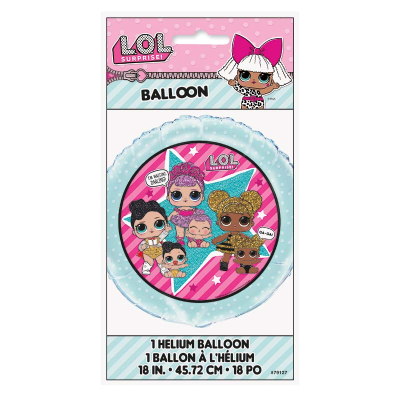 PALLONE MYLAR LOL SURPRISE TONDO CM. 45