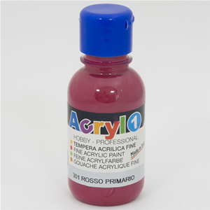 TEMPERA ACRILICA ROSSO PRIMARIO CMP 125 ML.