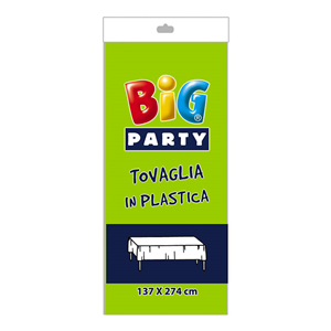 TOVAGLIA IN PVC VERDE MELA MONOCOLORE CM. 137X274 COMPLEANNO FESTE E PARTY