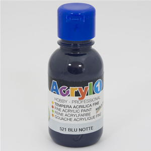 TEMPERA ACRILICA BLU NOTTE CMP 125 ML.