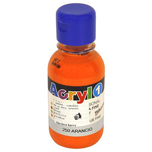 TEMPERA ACRILICA ARANCIO CMP 125 ML.
