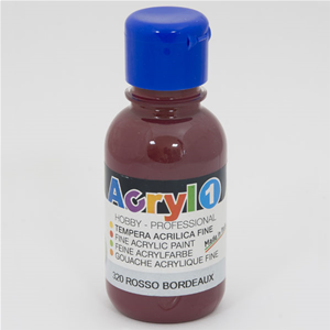 TEMPERA ACRILICA BORDEAUX CMP 125 ML.