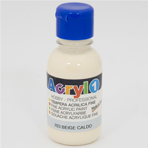 TEMPERA ACRILICA BEIGE CALDO CMP 125 ML.