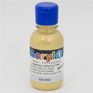 TEMPERA ACRILICA ORO CMP 125 ML.