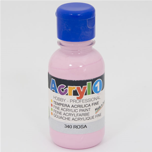 TEMPERA ACRILICA ROSA CMP 125 ML.