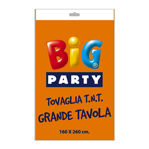 TOVAGLIA IN TNT ARANCIONE MONOCOLORE CM.160X260 COMPLEANNO FESTE E PARTY
