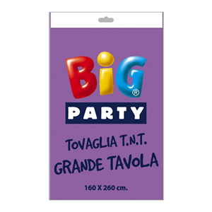 TOVAGLIA IN TNT GLICINE MONOCOLORE CM.160X260 COMPLEANNO FESTE E PARTY