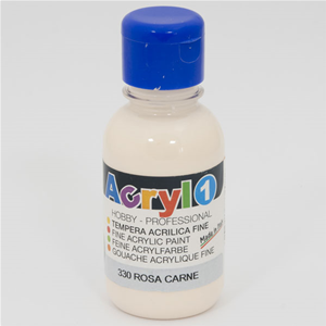TEMPERA ACRILICA ROSA CARNE CMP 125 ML.