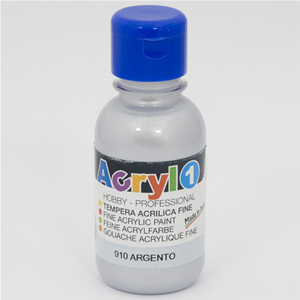 TEMPERA ACRILICA ARGENTO CMP 125 ML.