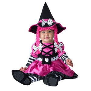 COSTUME INCHARACTER WEE WITCH TOP QUALITY DELUXE 6/12 MESI