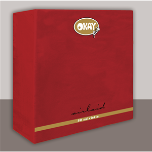 TOVAGLIOLI VEL-ONE BOURDEAUX CM. 40X40 CF. 60 PZ. FESTE E PARTY