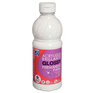 TEMPERA ACRILICA GLOSSY 500 ML. BIANCO LEFRANC & BOURGEOIS