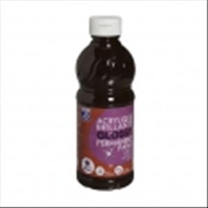 TEMPERA ACRILICA GLOSSY 500 ML. CIOCCOLATO LEFRANC & BOURGEOIS