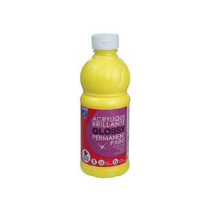 TEMPERA ACRILICA GLOSSY 500 ML. GIALLO LIMONE LEFRANC & BOURGEOIS