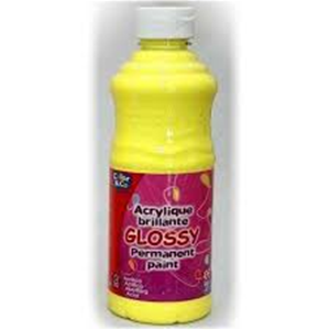 TEMPERA ACRILICA GLOSSY 500 ML. GIALLO PRIMARIO LEFRANC & BOURGEOIS