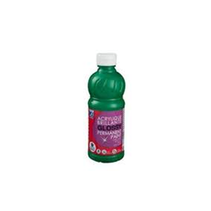 TEMPERA ACRILICA GLOSSY 500 ML. VERDE BRILLANTE LEFRANC & BOURGEOIS