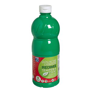 TEMPERA LIQUIDA REDIMIX 1 LT. VERDE VIVO LEFRANC & BOURGEOIS