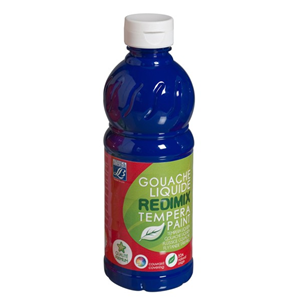 TEMPERA LIQUIDA REDIMIX 1 LT. BLU PRIMARIO LEFRANC & BOURGEOIS