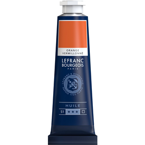TUBO COLORI A OLIO QUALITA' FINE ARANCIO VERMIGLIO 40 ML LEFRANC & BOURGEOIS