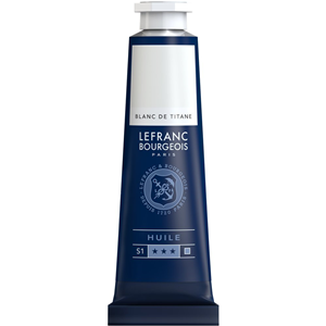 TUBO COLORI A OLIO QUALITA' FINE BIANCO TITANIO 40 ML LEFRANC & BOURGEOIS